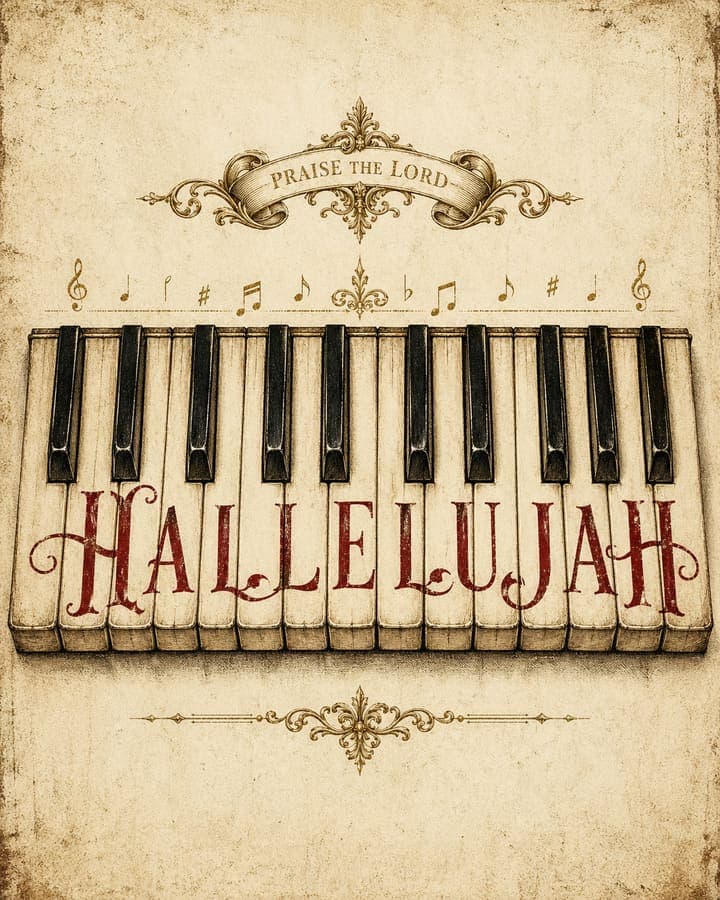 Hallelujah, Praise the Lord (Piano) preview