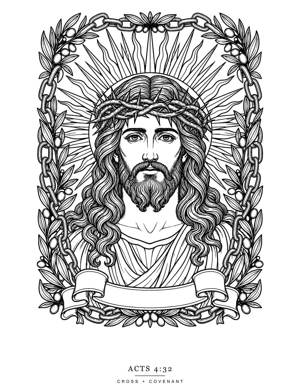 The The Covenant coloring page, free with this shirt